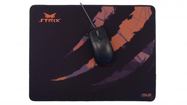Asus Strix Glide Control framsida med mus